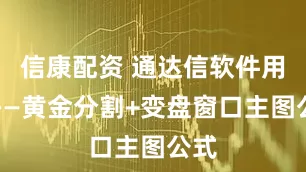 信康配资 通达信软件用法——黄金分割+变盘窗口主图公式
