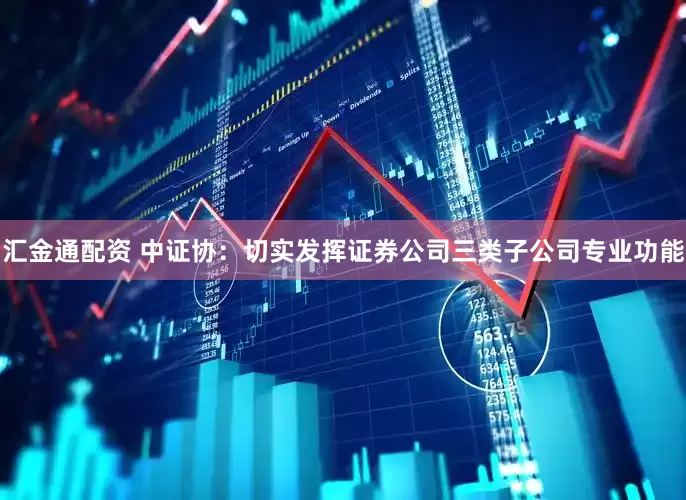 汇金通配资 中证协：切实发挥证券公司三类子公司专业功能